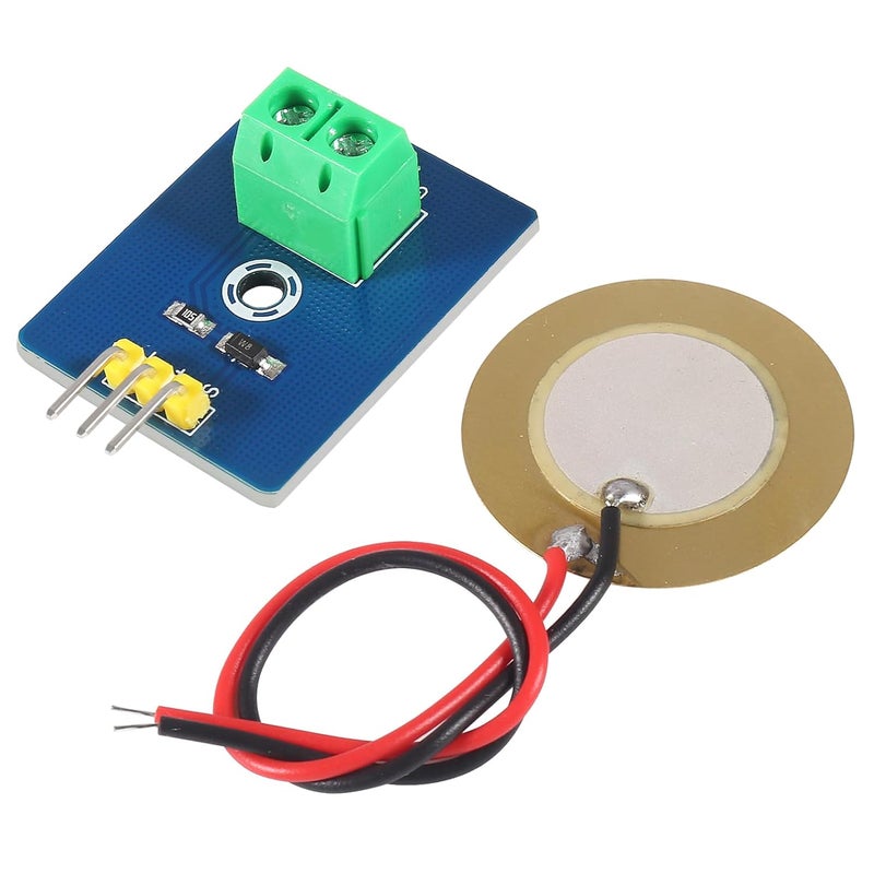 XIITIA 12pcs Piezoelectric Sensor Analog Ceramic Vibration Sensor Module 3.3V/5V Piezoelectricity for Arduino DIY KIT - Image 5